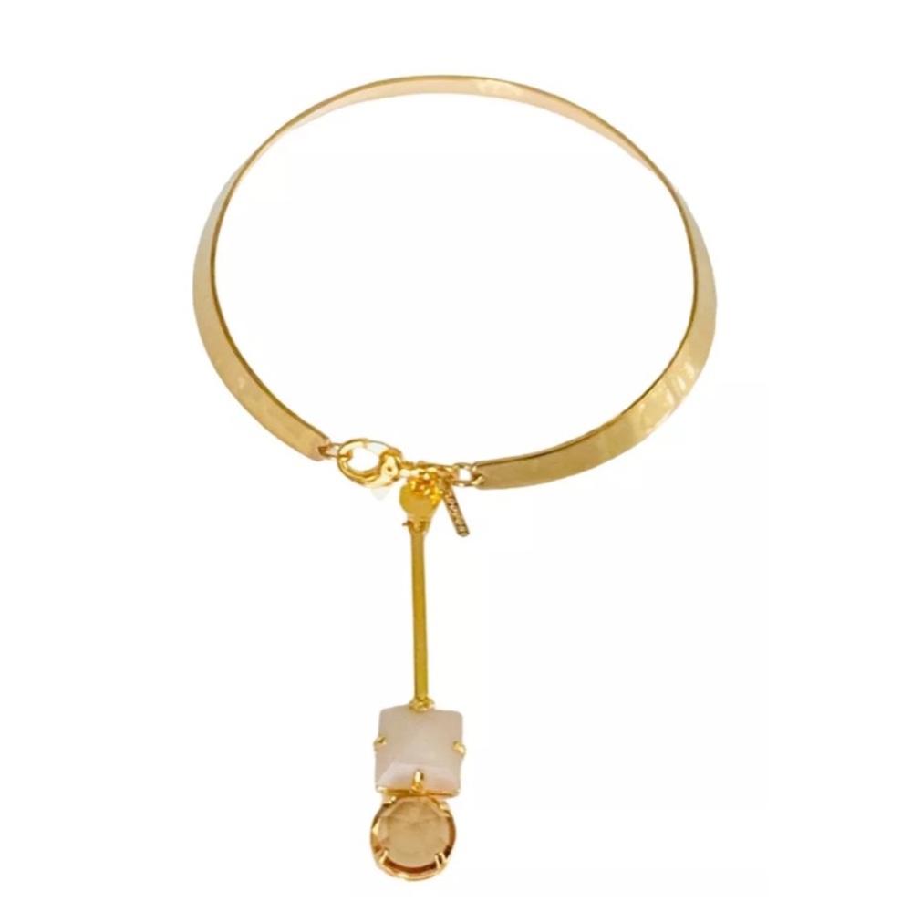 Lele Sadoughi Pendulum Collar Necklace